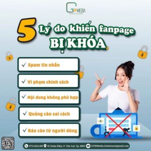 5 Lí do Fanpage bị khóa