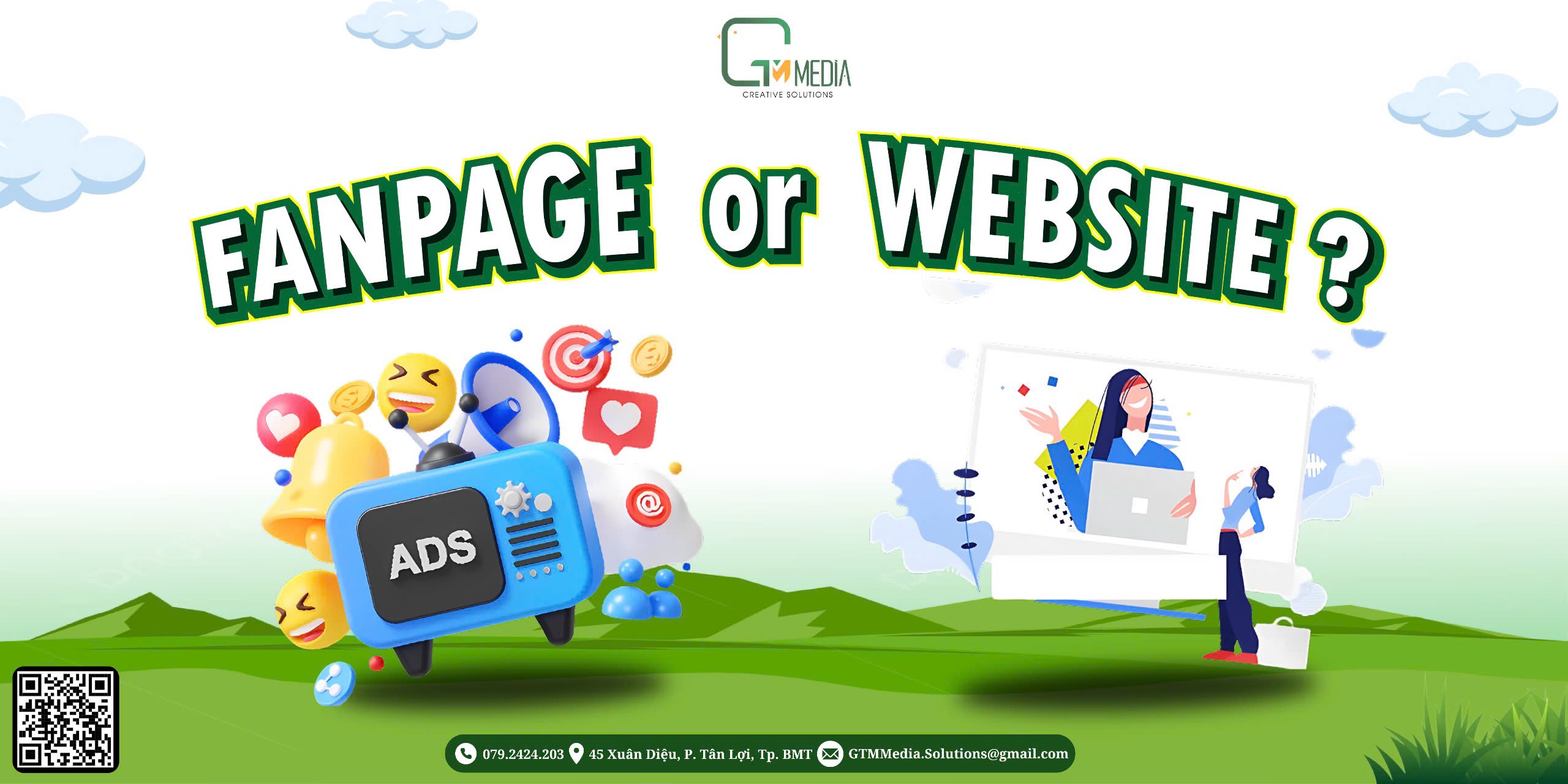 Điểm Khác Biệt Giữa Website và Fanpage